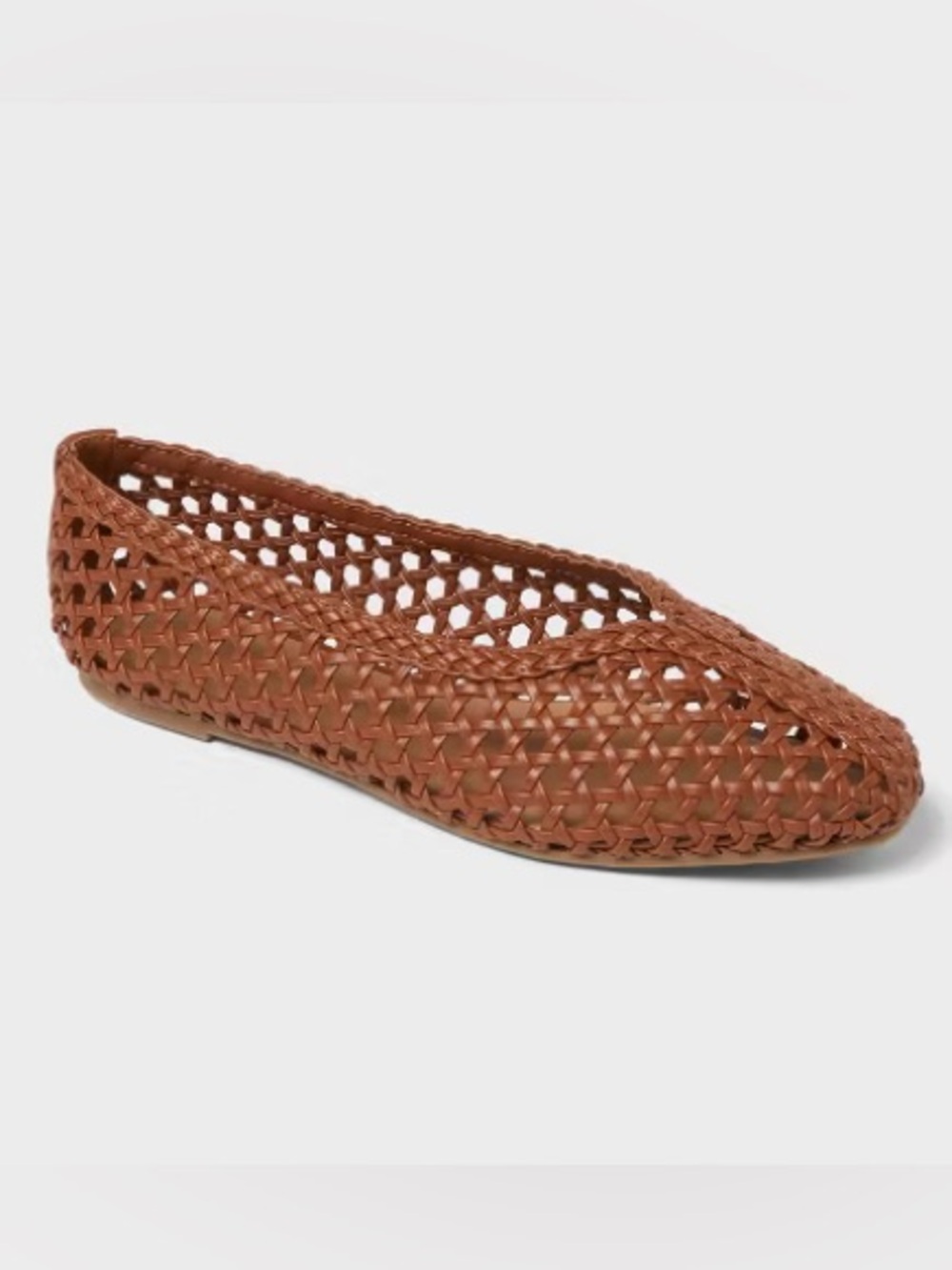 Universal Thread Gia Flats with Memory Foam Insole - Cognac 11